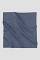 waves monogram printed square scarf in dark blue by buttonscarves 