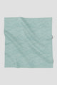 waves monogram printed square scarf in turquoise by buttonscarves 