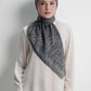 waves monogram tie back scarf in deep dive by buttonscarves 