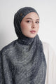 Waves Monogram Tie Back Shawl - Deep Dive