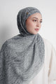 Waves Monogram Tie Back Shawl - Endless Sky