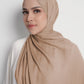yura shawl in nougat by buttonscarves 