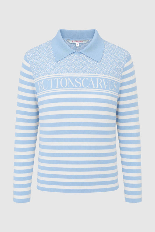 Tropical26 Polo Knit - Blue