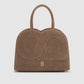 Joy Bag Medium - Suede Leather - Soil