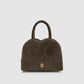 Joy Bag Small - Suede Leather - Dark Brown