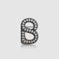 Eclat Brooch - Hematite
