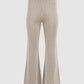 Monogram High-Waist Pants - Cream