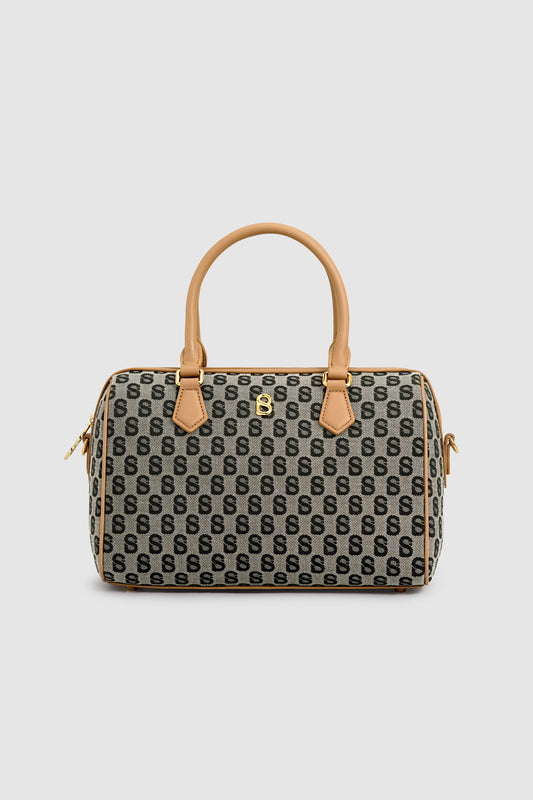 Monogram Handbag - Brown