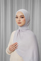 Tapis Satin Jacquard Shawl - Raindrops