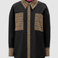Plaid Monogram Shirt - Black