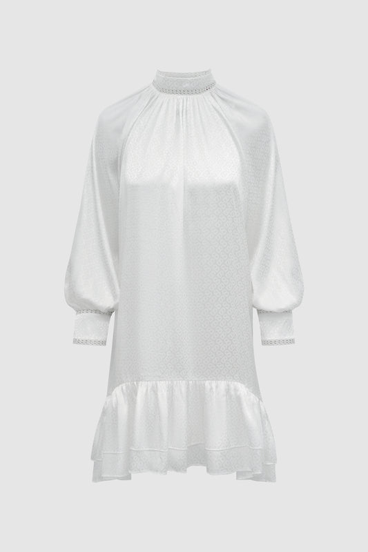 Elora Tapis Ruffle Tunic - Jasmine