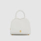 Joy Bag Small - Saffiano Leather - Bianco Candido