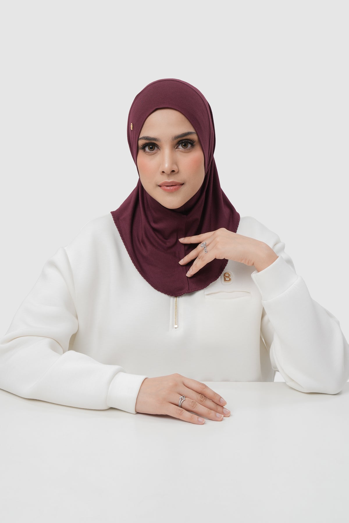 Instant Slip-On - Burgundy