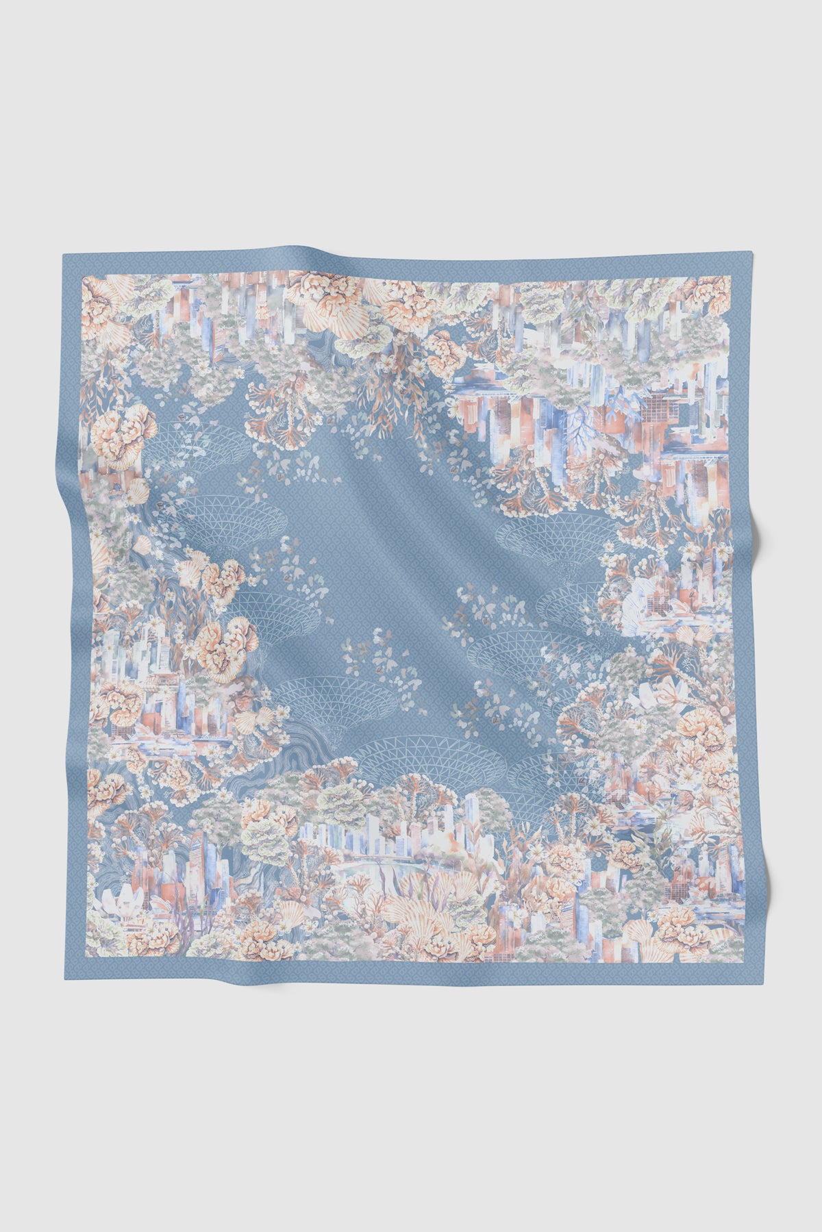 Singapore 2 Square - Raven – Buttonscarves