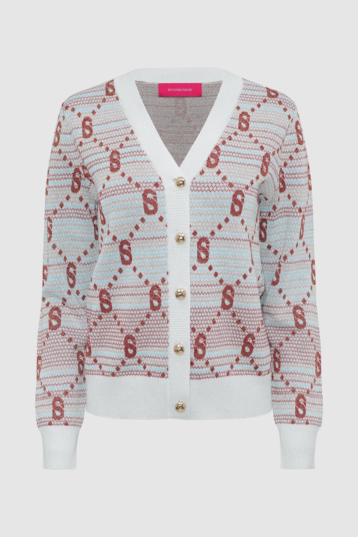 Monogram Beverly Cardigan - Multicolor