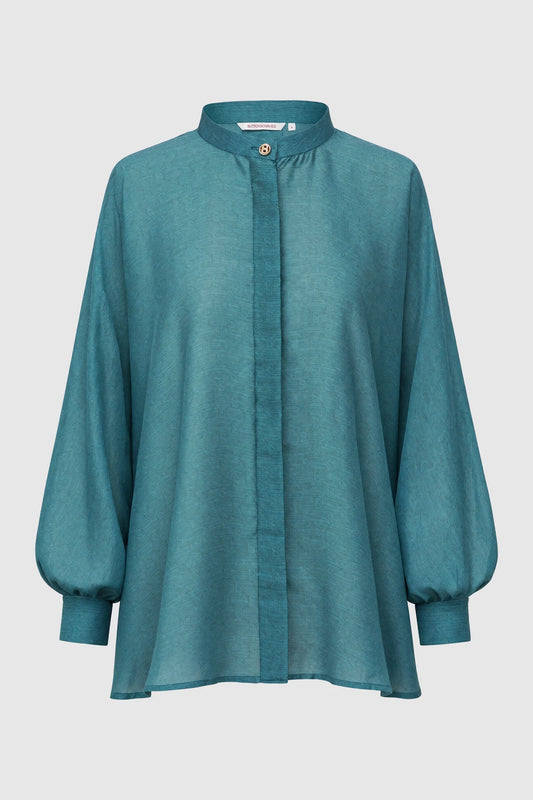 Tropical26 Batwing Shirt - Deep Teal