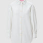 Luna Monogram Shirt - White
