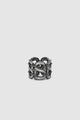 Lavish Ring Brooch - Hematite