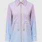Tropical26 Cinched Jacket - Pink/Blue