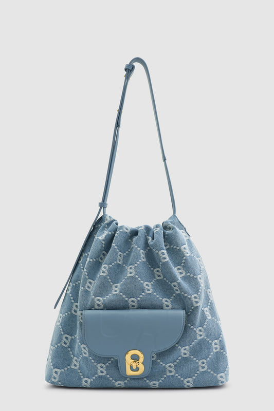 Alma Hobo Bag - Denim