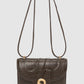 Alba Bag - Dark Mocha in Croco
