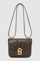 Alba Bag - Dark Mocha in Croco