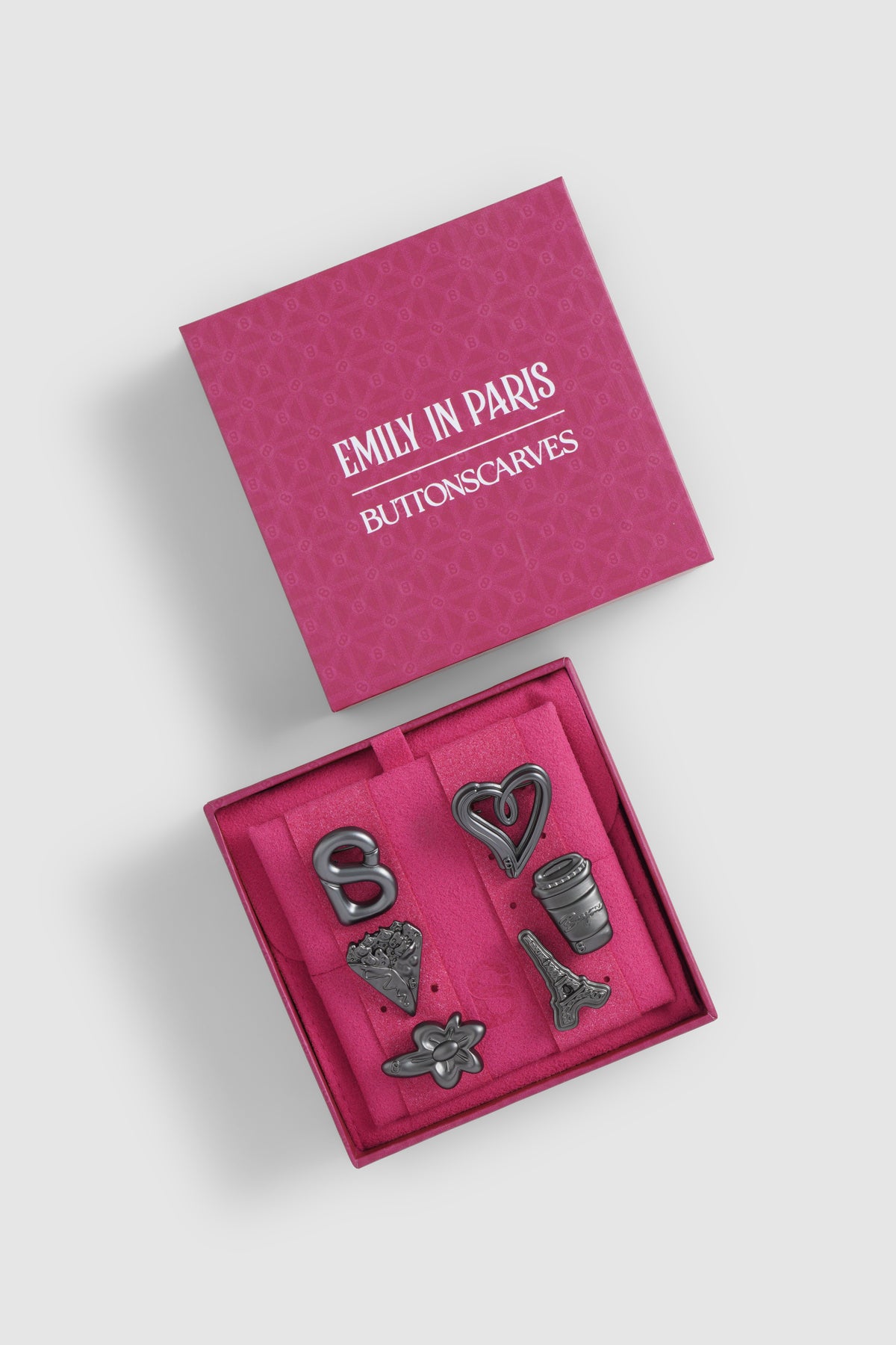 The Parisian 3.0 Brooch Package - Hematite