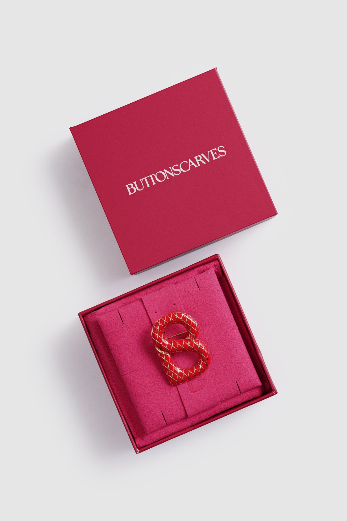 Alice Brooch - Red