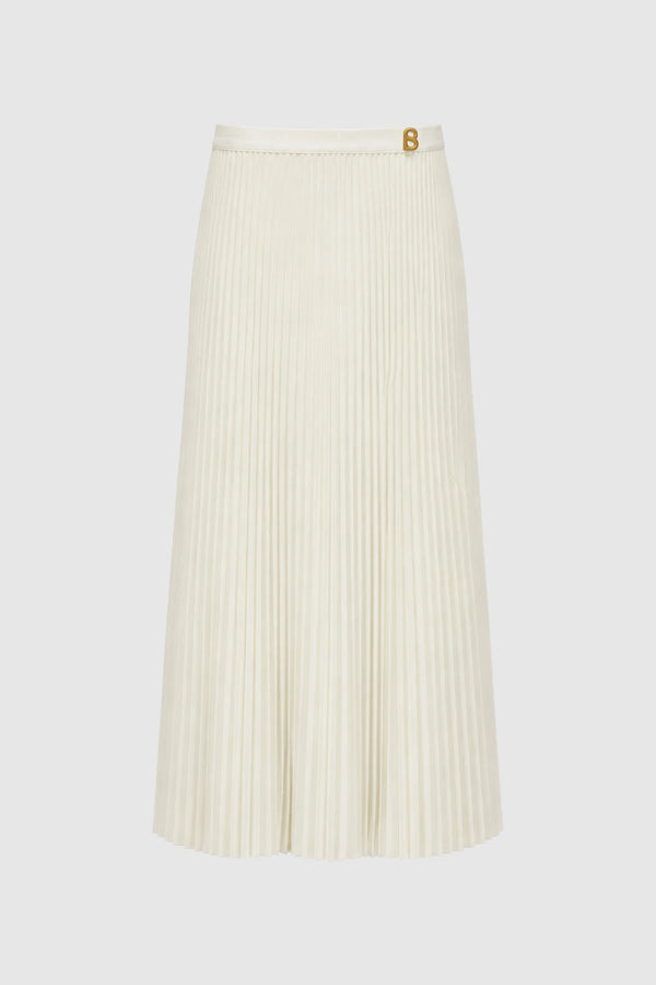Pleats Me Skirt - White