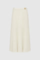 Pleats Me Skirt - White