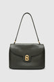 Savina Bag - Pebble Leather - Dark Olive