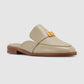 Madeline Deux Open Back Loafer - Taupe