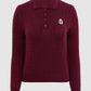 Everyday Knit Half Button - Maroon