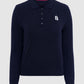 Everyday Knit Half Button - Navy
