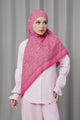 Nagita Tie Back Square - Fuchsia Rose