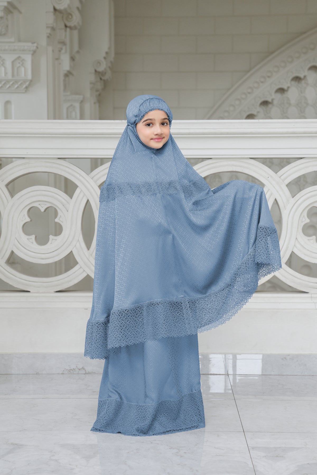 Safa Kids Prayer Robe - Blue