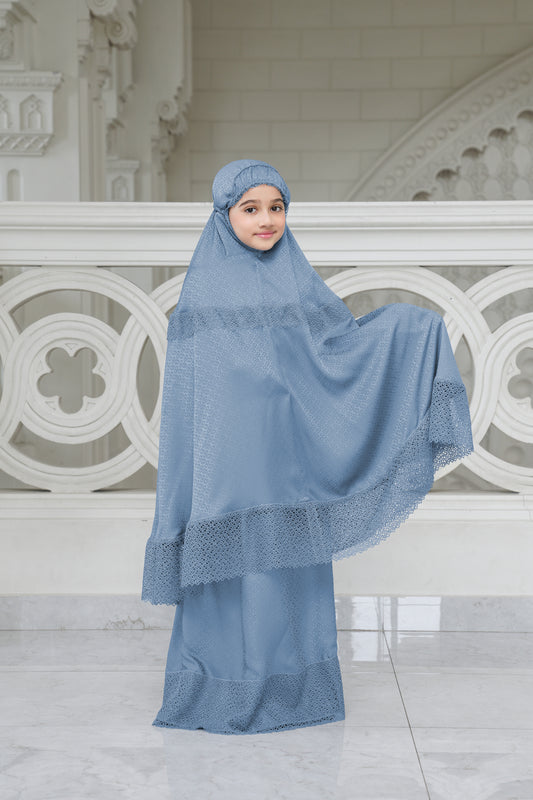 Safa Kids Prayer Robe - Blue