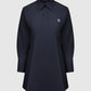 Signature Woman Poplin Shirt - Navy
