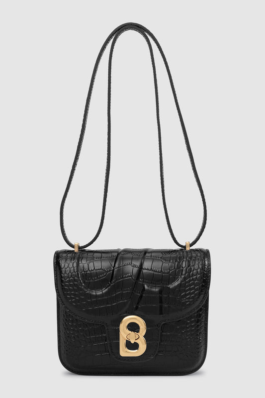 Alba Bag - Black in Croco