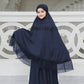Safa Kids Prayer Robe - Navy