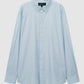 Leena Cotton Unisex Shirt - Blue