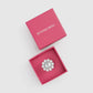 Amara Crystal Pin Brooch - Silver