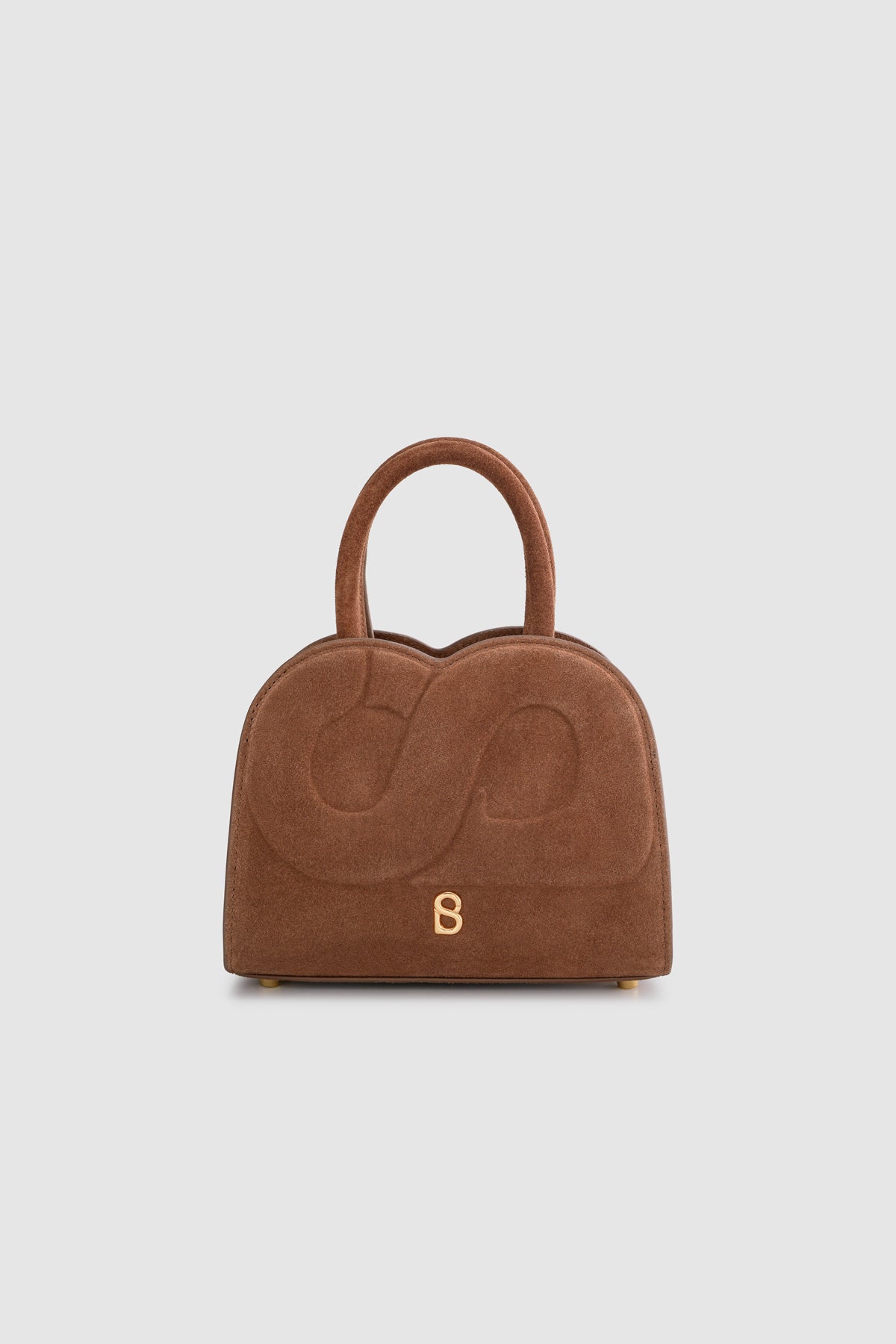 Joy Bag Small - Suede Leather - Caramel