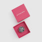 Liora Pin Brooch - Hematite Marble