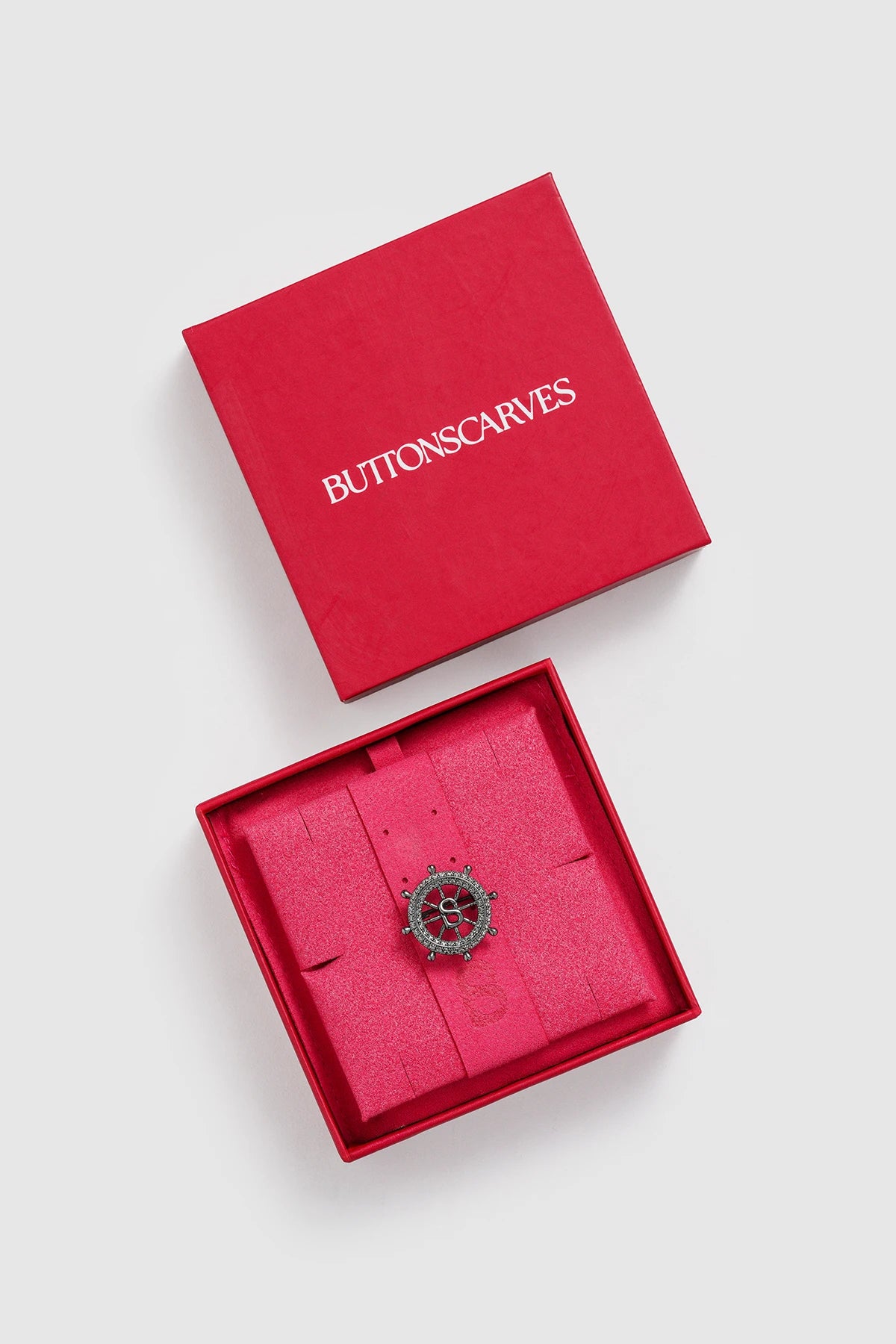 Maris Pin Brooch - Hematite