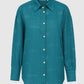 Tropical26 Linen Shirt - Deep Teal