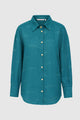 Tropical26 Linen Shirt - Deep Teal