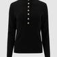 Clare Knit Top - Black