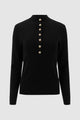 Clare Knit Top - Black