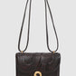 Alba Bag - Dark Chocolate in Croco
